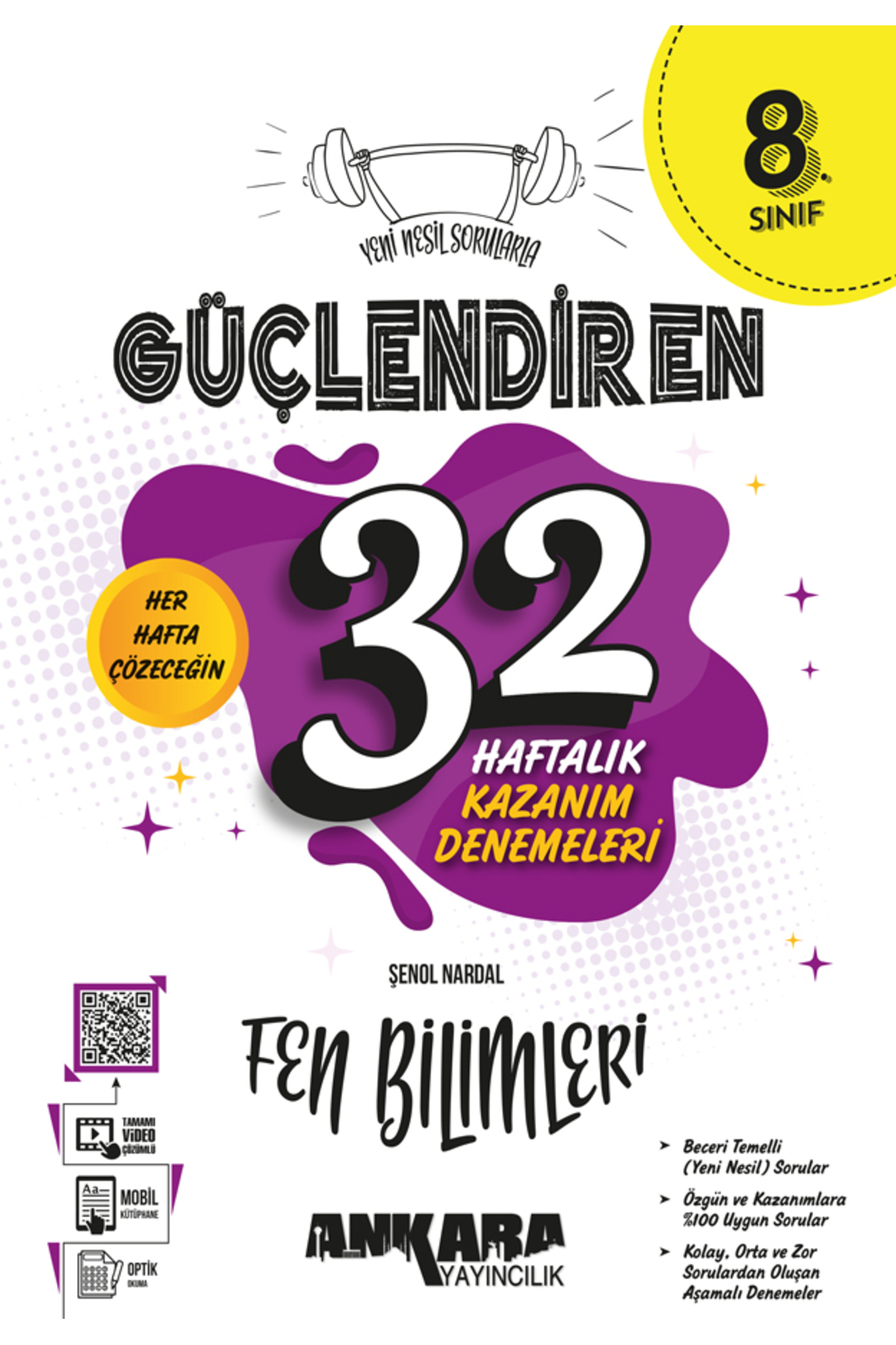 2025-2026 Müfredat 8. Sınıf Güçlendiren 32 Haftalık Fen Bilimleri Kazanım Denemeleri Son Baskı 2025-2026 Müfredat 8. Sınıf Güçlendiren 32 Haftalık Fen Bilimleri Kazanım Denemeleri Son Baskı
