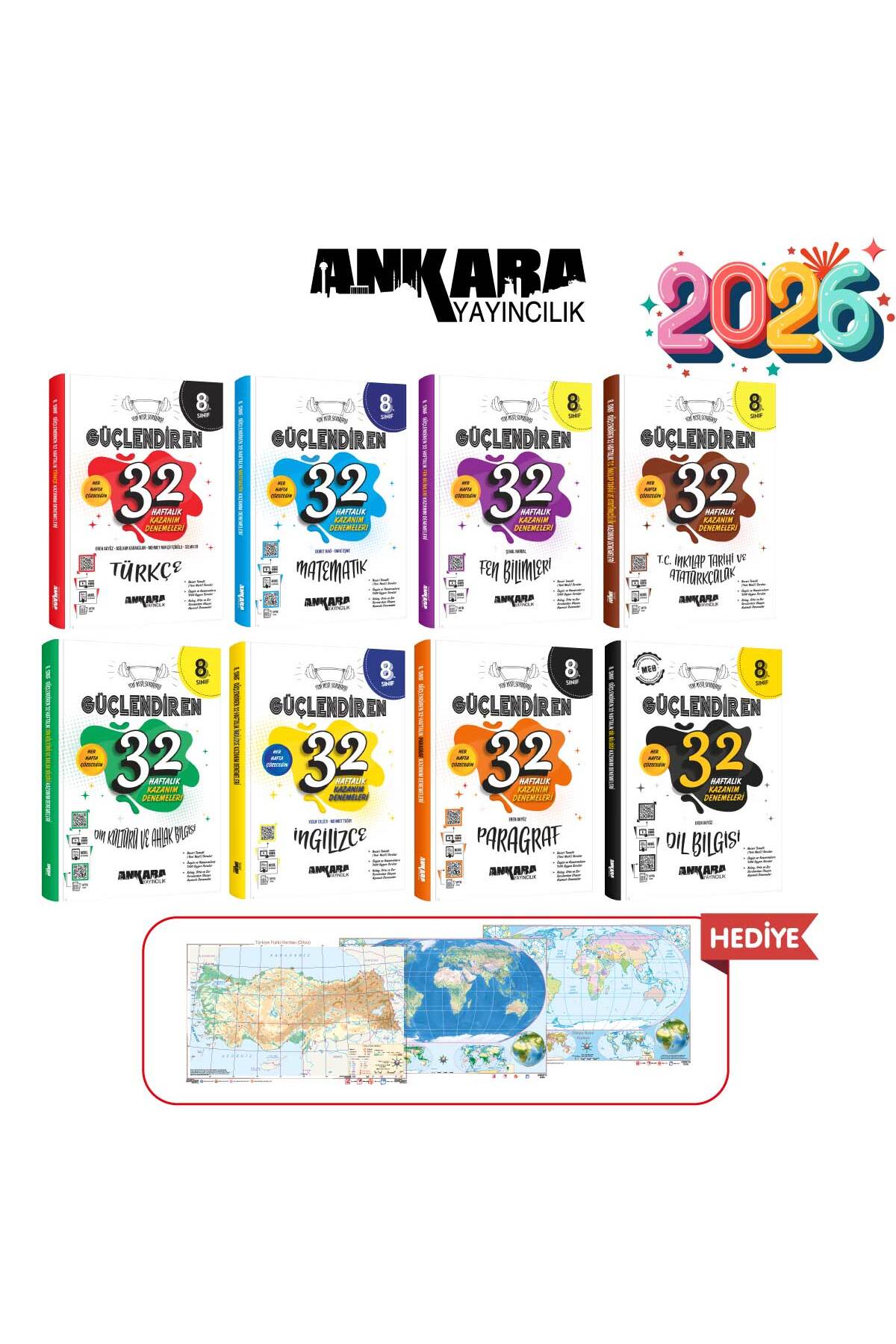 2025 8 Sınıf LGS Güçlendiren 32 Haftalık 8 Branş Deneme