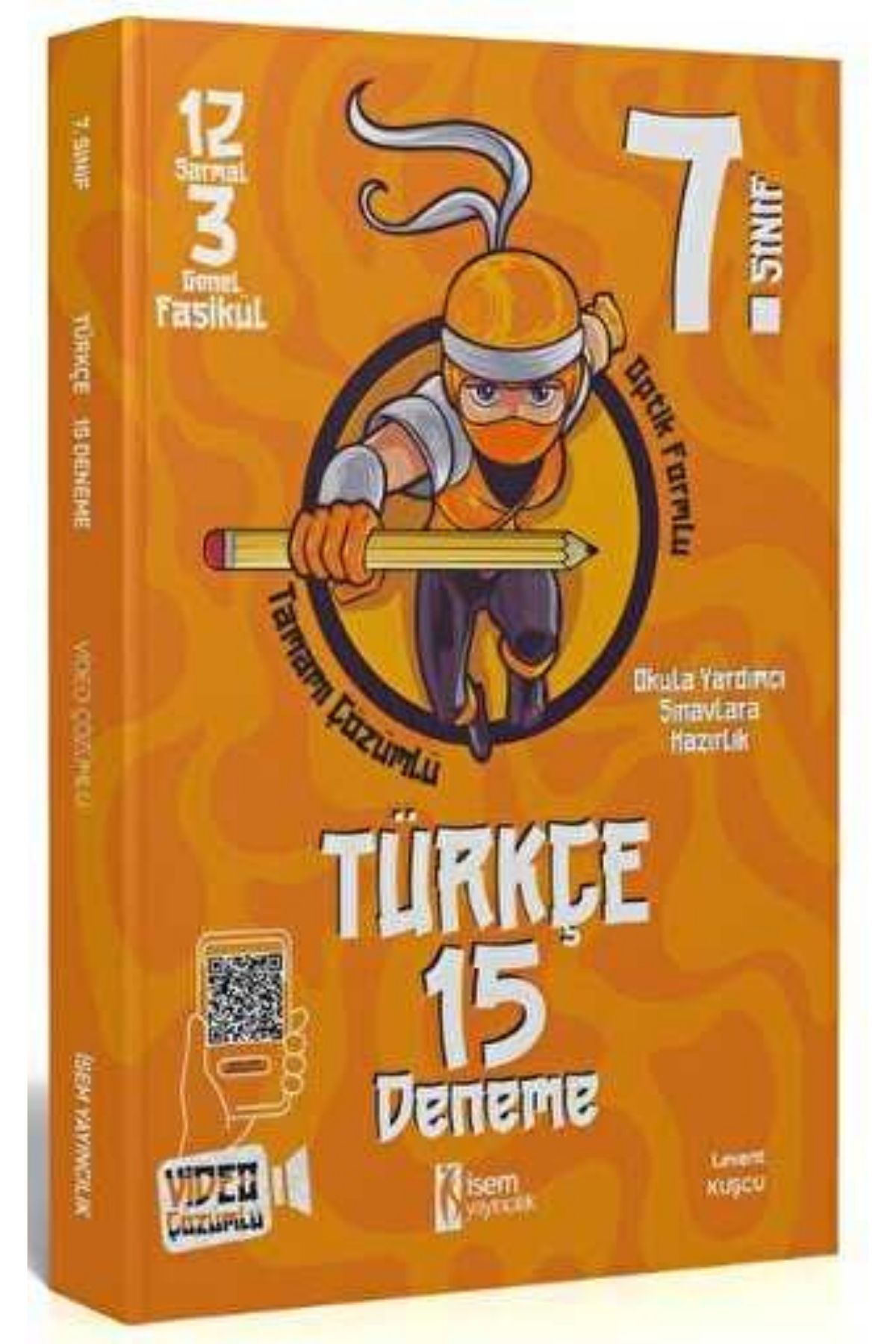 2025 İsem Yayınları 7. Sınıf Türkçe 15 Deneme 2025 İsem Yayınları 7. Sınıf Türkçe 15 Deneme