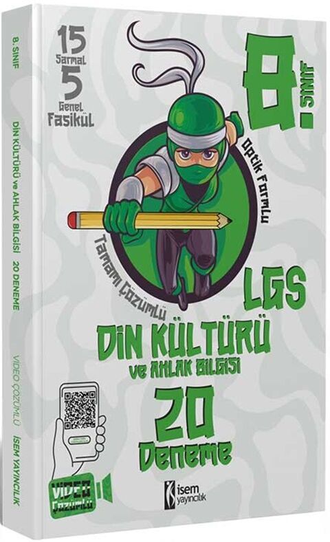 2025 İsem Yayınları 8. Sınıf LGS Din Kültürü ve Ahlak Bilgisi 20 Deneme 2025 İsem Yayınları 8. Sınıf LGS Din Kültürü ve Ahlak Bilgisi 20 Deneme