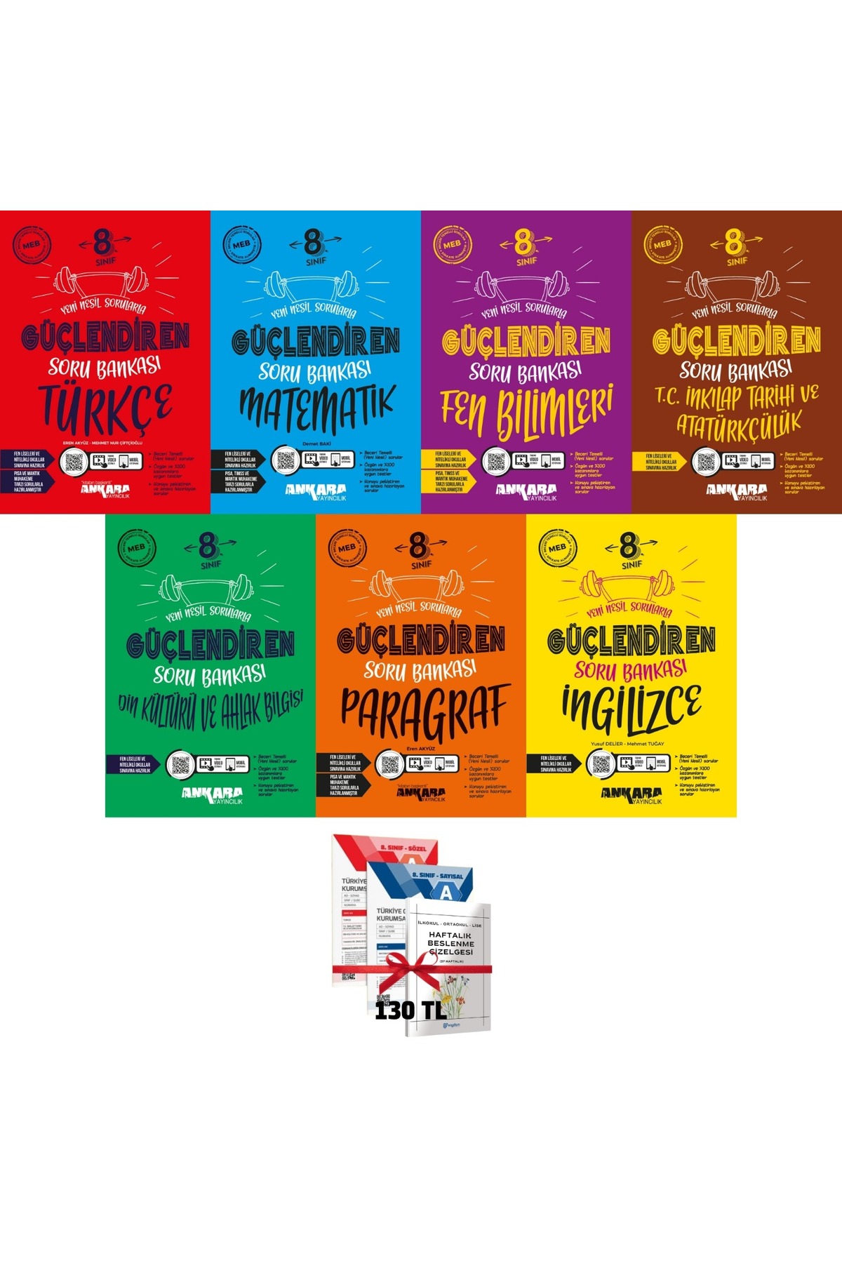 2026-8 Sınıf LGS Türkçe-Matematik-Fen-inkılap-Din-İngilizce-Paragraf Güçlendiren Soru ( hediyeli) 2026-8 Sınıf LGS Türkçe-Matematik-Fen-inkılap-Din-İngilizce-Paragraf Güçlendiren Soru ( hediyeli)