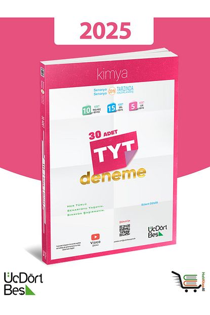 345-2025 Model 30'lu TYT Kimya Denemesi