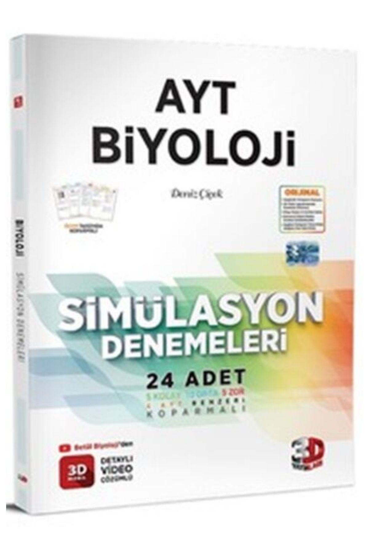 3D Yayınları AYT Biyoloji Simülasyon Denemeleri 3D Yayınları AYT Biyoloji Simülasyon Denemeleri
