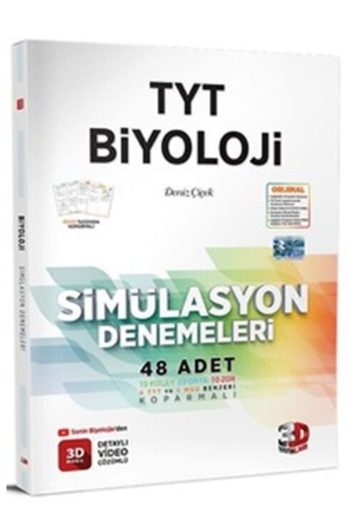 3D Yayınları TYT Biyoloji Simülasyon 48 Deneme