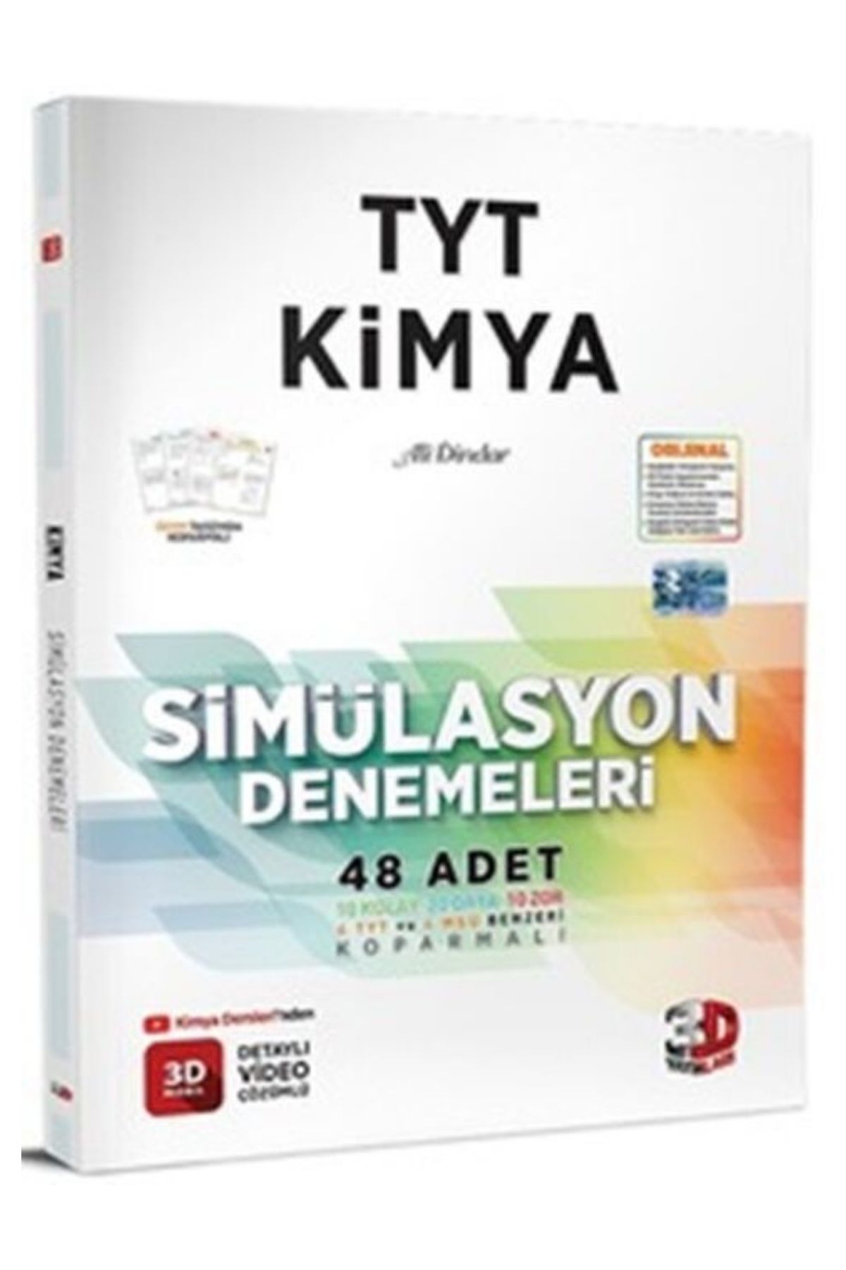 3D Yayınları TYT Kimya Simülasyon 48 Deneme