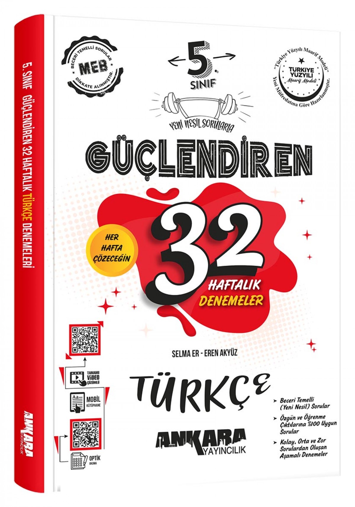 5. Sınıf Güçlendiren 32 Haftalık Türkçe Kazanım Denemeleri 5. Sınıf Güçlendiren 32 Haftalık Türkçe Kazanım Denemeleri