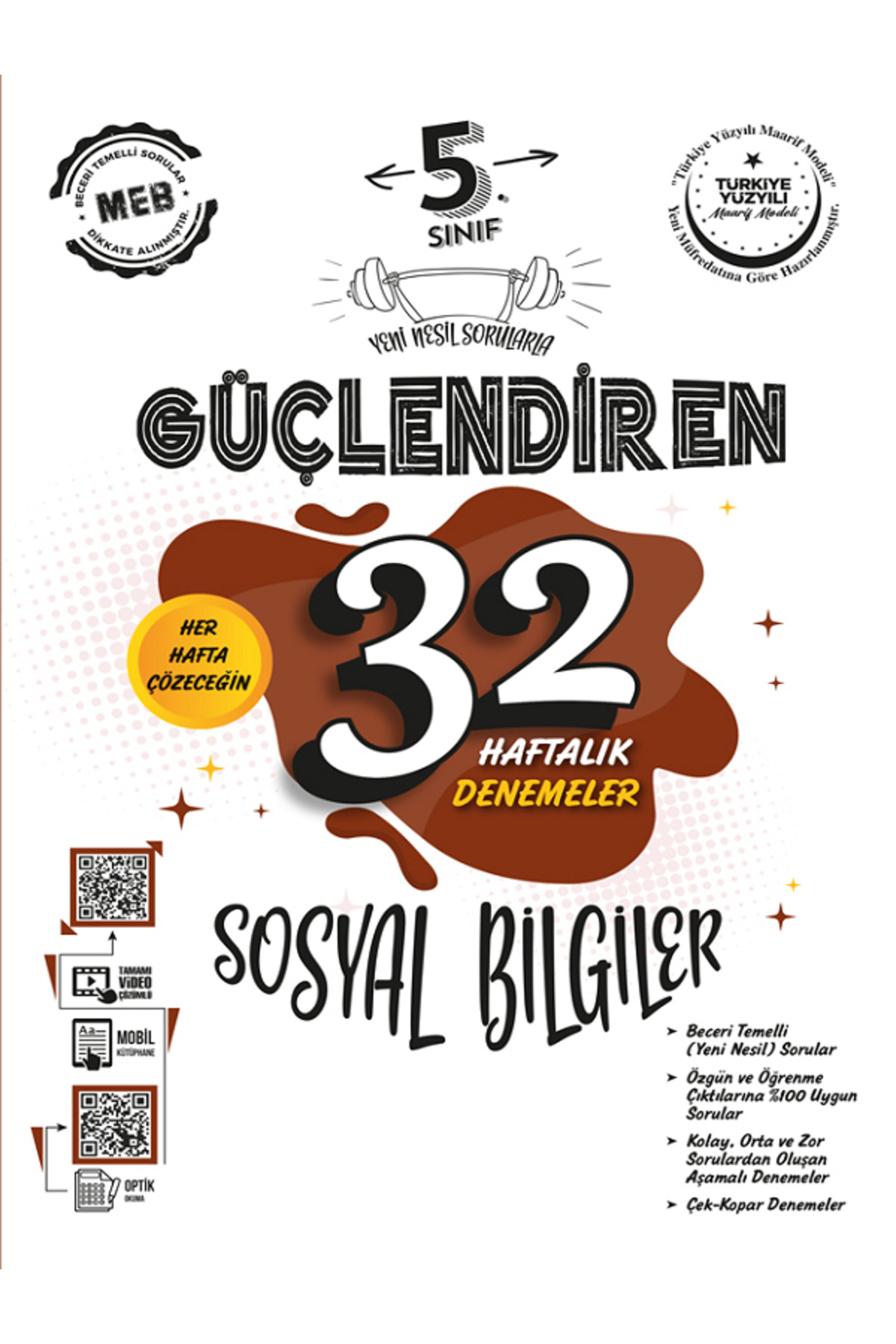 5.Sınıf Ankara Güçlendiren 32 Haftalık Matematik Türkçe Fen Sosyal Din İngilizce Denemeler - 6 KİTAP 5.Sınıf Ankara Güçlendiren 32 Haftalık Matematik Türkçe Fen Sosyal Din İngilizce Denemeler - 6 KİTAP