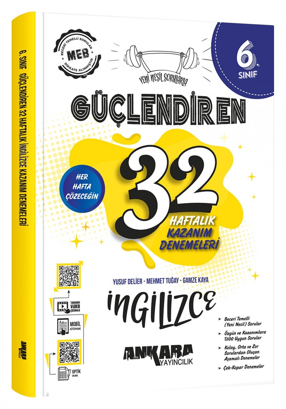 6. Sınıf Güçlendiren 32 Haftalık İngilizce Kazanım Denemeleri 6. Sınıf Güçlendiren 32 Haftalık İngilizce Kazanım Denemeleri