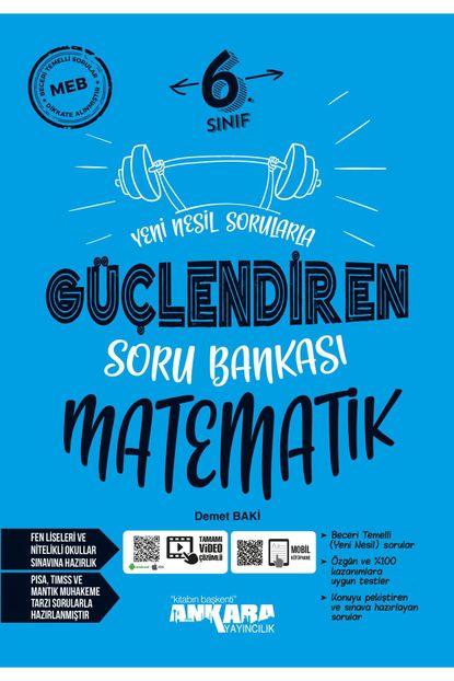 6. Sınıf Matematik Güçlendiren Soru Bankası 2022-23 Dönemi 6. Sınıf Matematik Güçlendiren Soru Bankası 2022-23 Dönemi