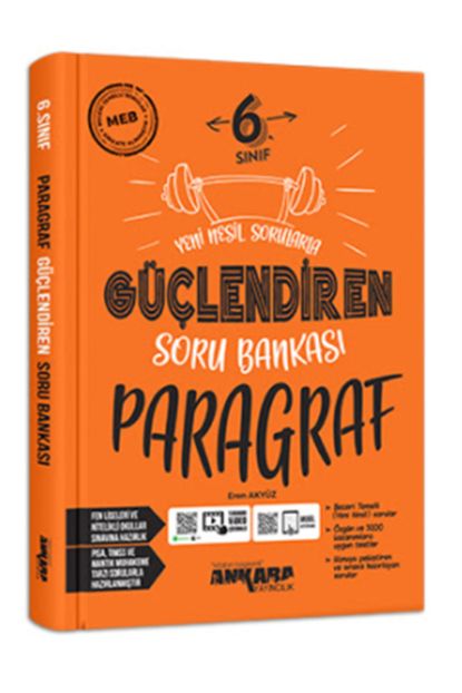 6.sınıf Paragraf Güçlendiren Soru Bankası 6.sınıf Paragraf Güçlendiren Soru Bankası