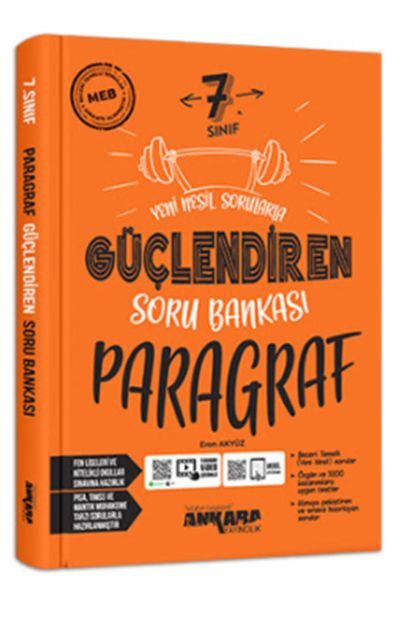 7. Sınıf Güçlendiren Paragraf Soru Bankası 7. Sınıf Güçlendiren Paragraf Soru Bankası