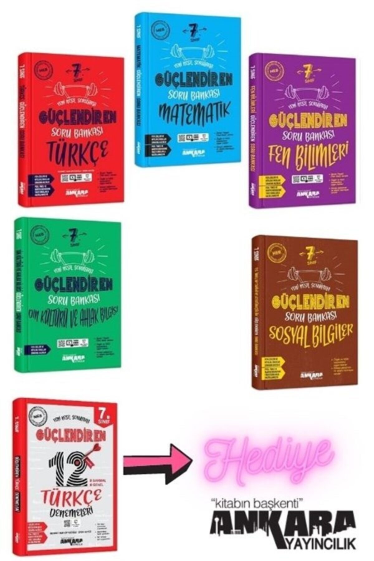 7. Sınıf Güçlendiren Soru Bankası Seti Türkçe 1