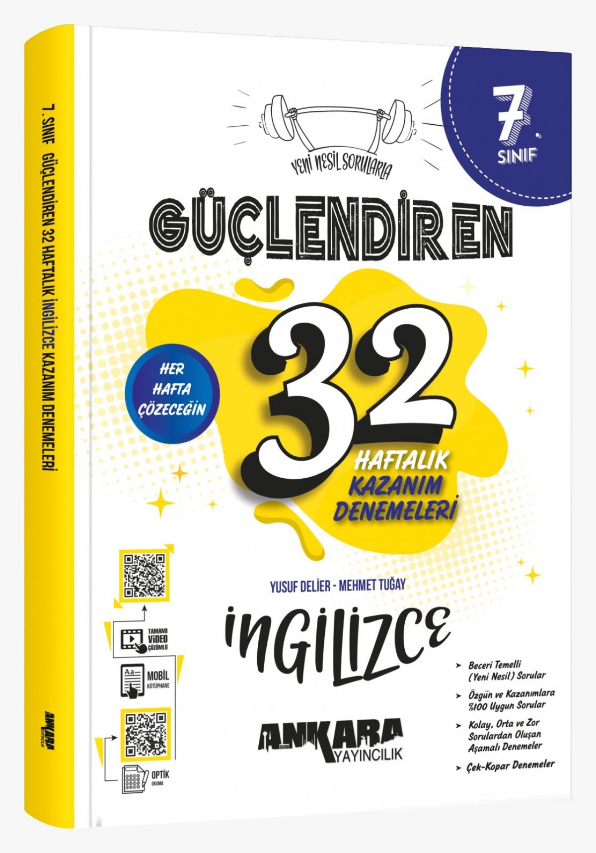 7.SINIF GÜÇLENDİREN 32 HAFTALIK İNGİLİZCE KAZANIM DENEMELERİ 7.SINIF GÜÇLENDİREN 32 HAFTALIK İNGİLİZCE KAZANIM DENEMELERİ