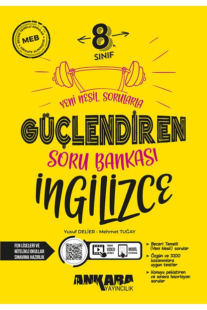 8. Sınıf İngilizce Güçlendiren Soru Bankası 2024-2025 Güncel Baskı 8. Sınıf İngilizce Güçlendiren Soru Bankası 2024-2025 Güncel Baskı