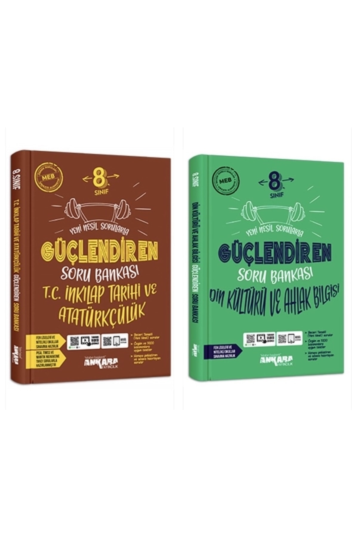 8. Sınıf Inkılap Tarihi Güçlendiren Soru Bankası & 8. Sınıf Din Kültürü Güçlendiren Soru Bankası 8. Sınıf Inkılap Tarihi Güçlendiren Soru Bankası & 8. Sınıf Din Kültürü Güçlendiren Soru Bankası