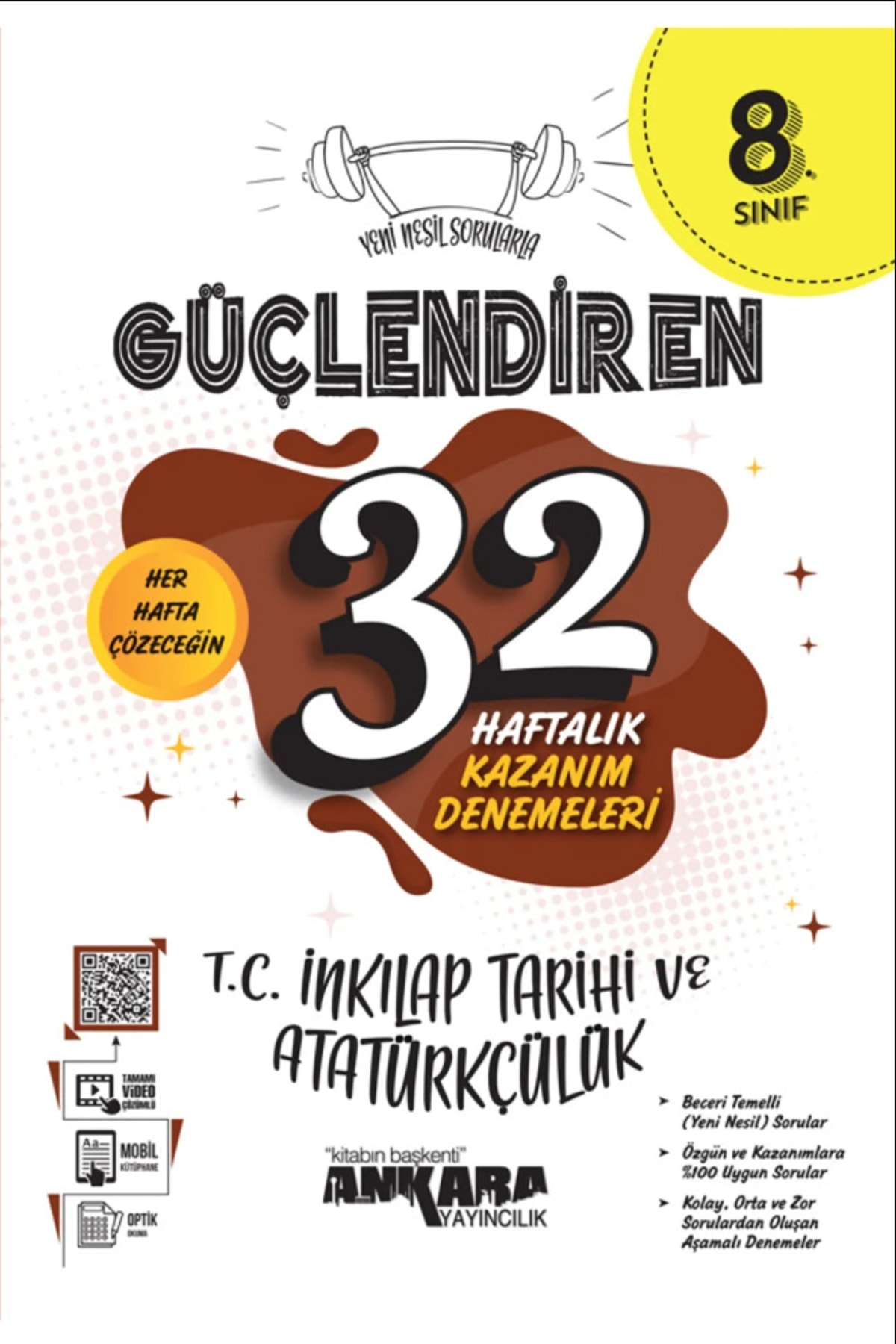 8. Sınıf Lgs Inkılap Tarihi Deneme Güçlendiren 32 Haftalık (kitapsenin'e Özel Güncel Baskıdır) 8. Sınıf Lgs Inkılap Tarihi Deneme Güçlendiren 32 Haftalık (kitapsenin'e Özel Güncel Baskıdır)