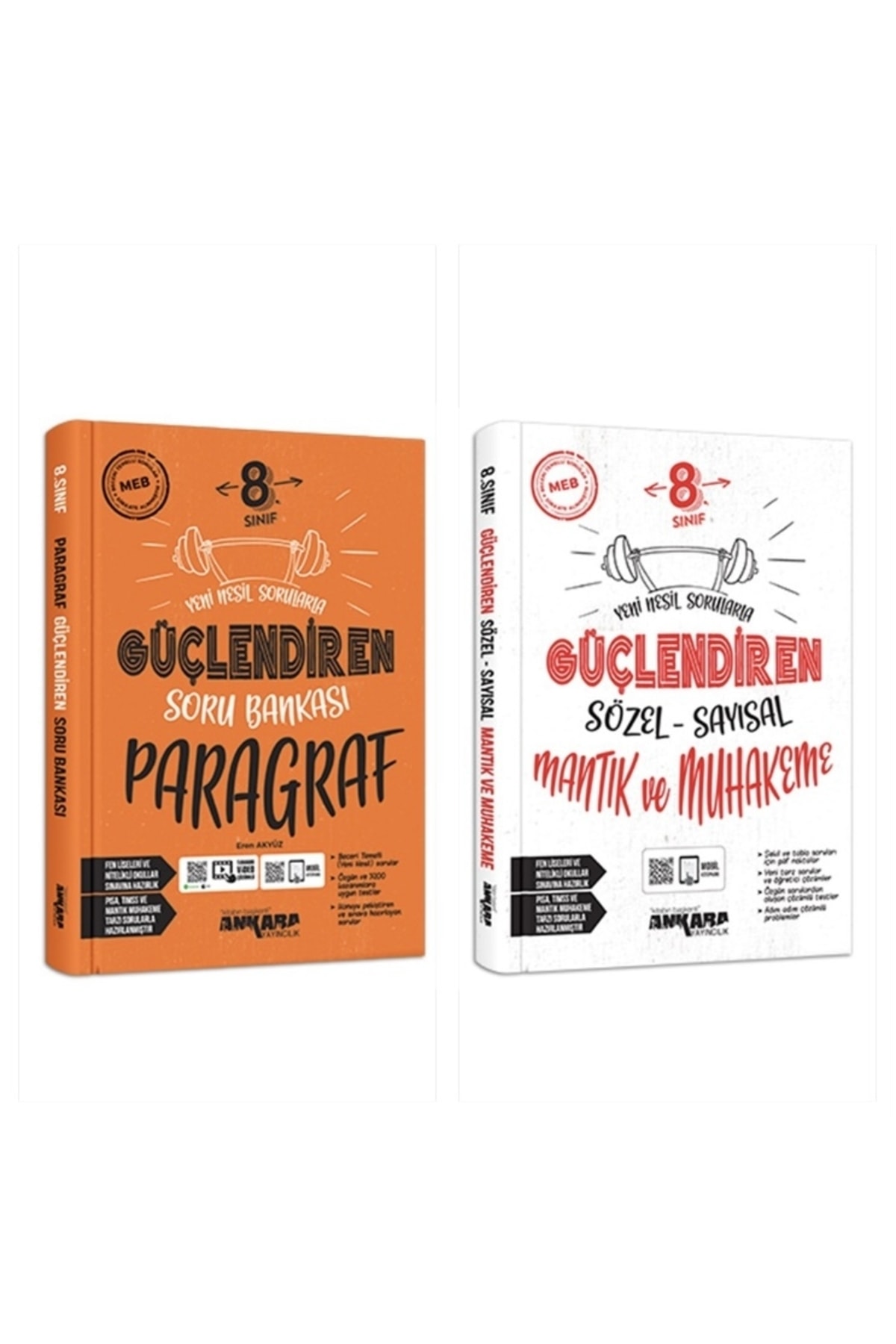 8. Sınıf Paragraf Güçlendiren Soru Bankası - Sözel-sayısal Mantık Ve Muhakeme Soru Bankası
