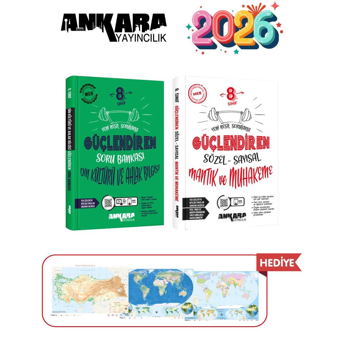 ANKARA YAYINCILIK 8.SINIF GÜÇLENDİREN DİN KÜLTÜR - SÖZEL SAYISAL MANTIK VE MUHAKEME SORU BANKASI SETİ ANKARA YAYINCILIK 8.SINIF GÜÇLENDİREN DİN KÜLTÜR - SÖZEL SAYISAL MANTIK VE MUHAKEME SORU BANKASI SETİ