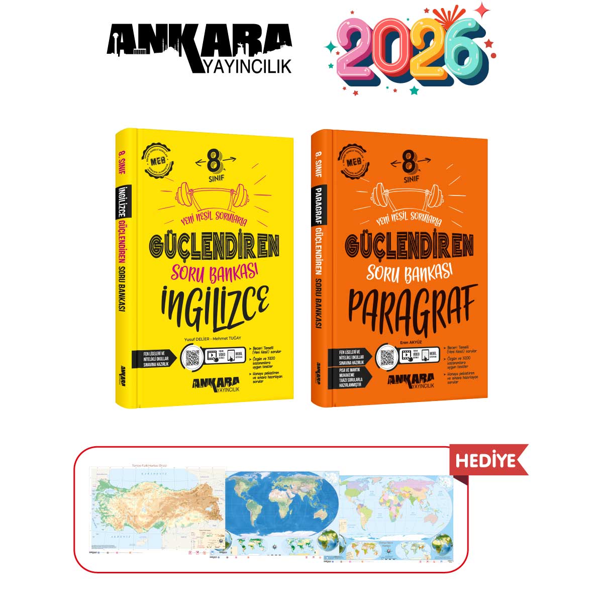 ANKARA YAYINCILIK 8.SINIF GÜÇLENDİREN İNGİLİZCE - PARAGRAF SORU BANKASI SETİ ANKARA YAYINCILIK 8.SINIF GÜÇLENDİREN İNGİLİZCE - PARAGRAF SORU BANKASI SETİ