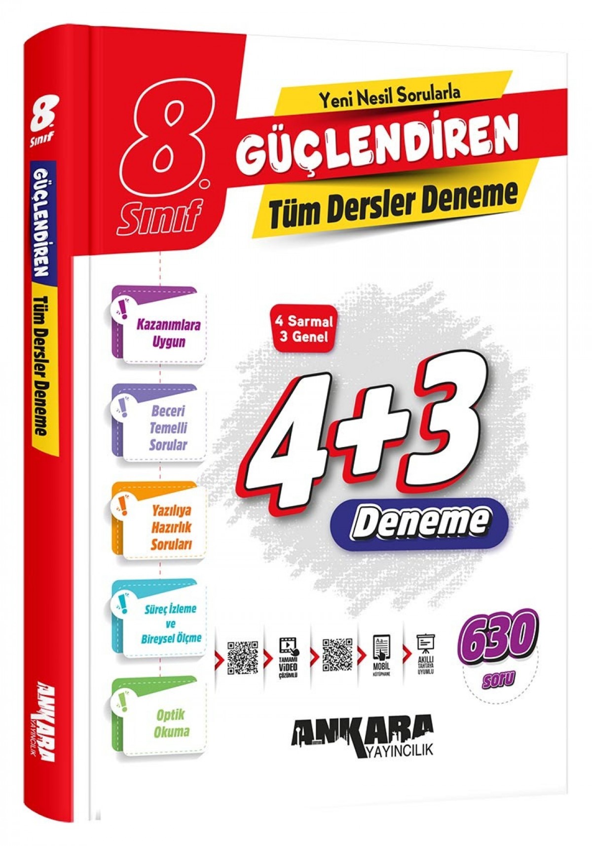 Ankara Yayıncılık 8.Sınıf Güçlendiren Tüm Dersler Denemeleri