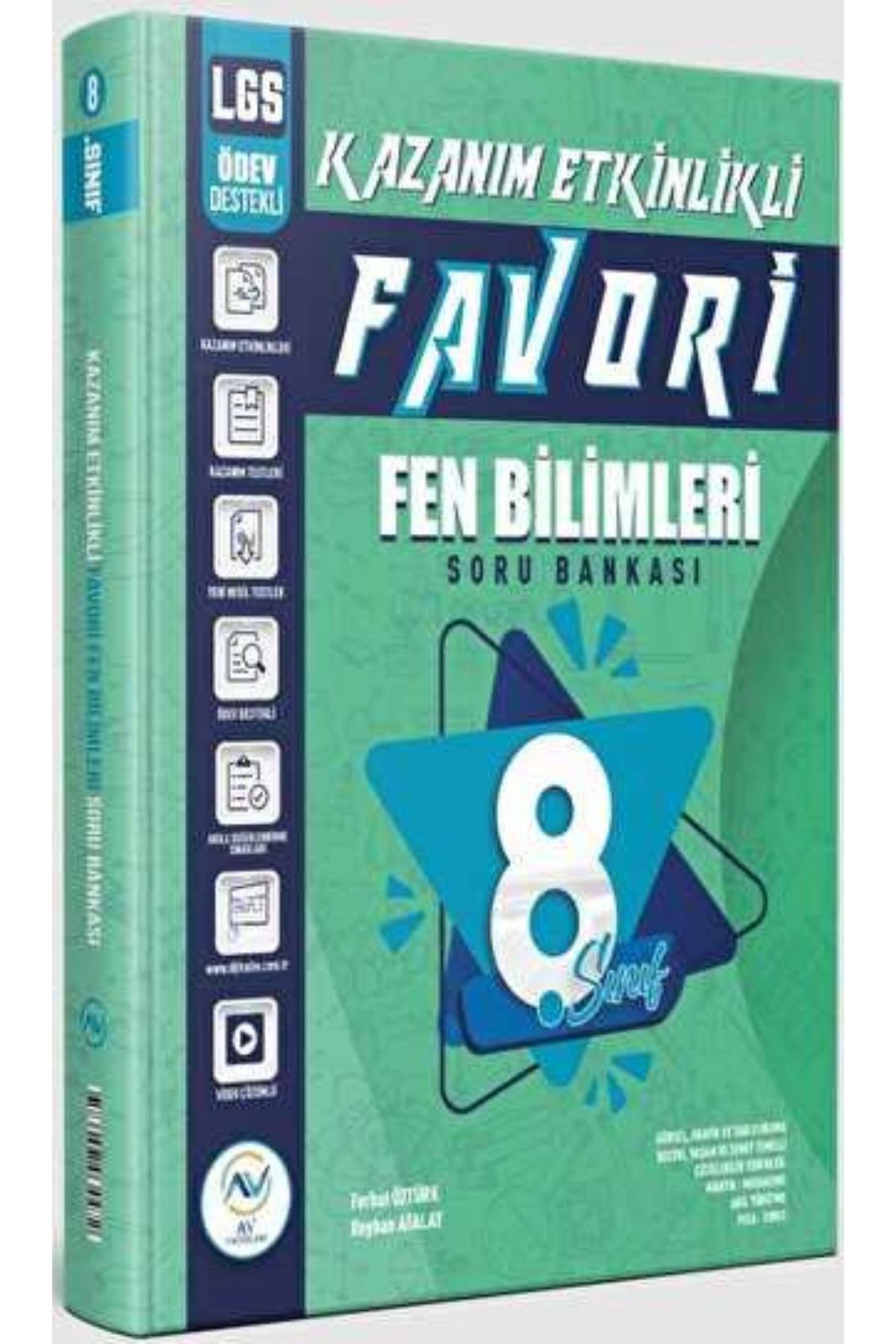 AV Yayınları 8. Sınıf Favori Kazanım Etinlikli Fen Bilimleri Soru Bankası - 2023 AV Yayınları 8. Sınıf Favori Kazanım Etinlikli Fen Bilimleri Soru Bankası - 2023