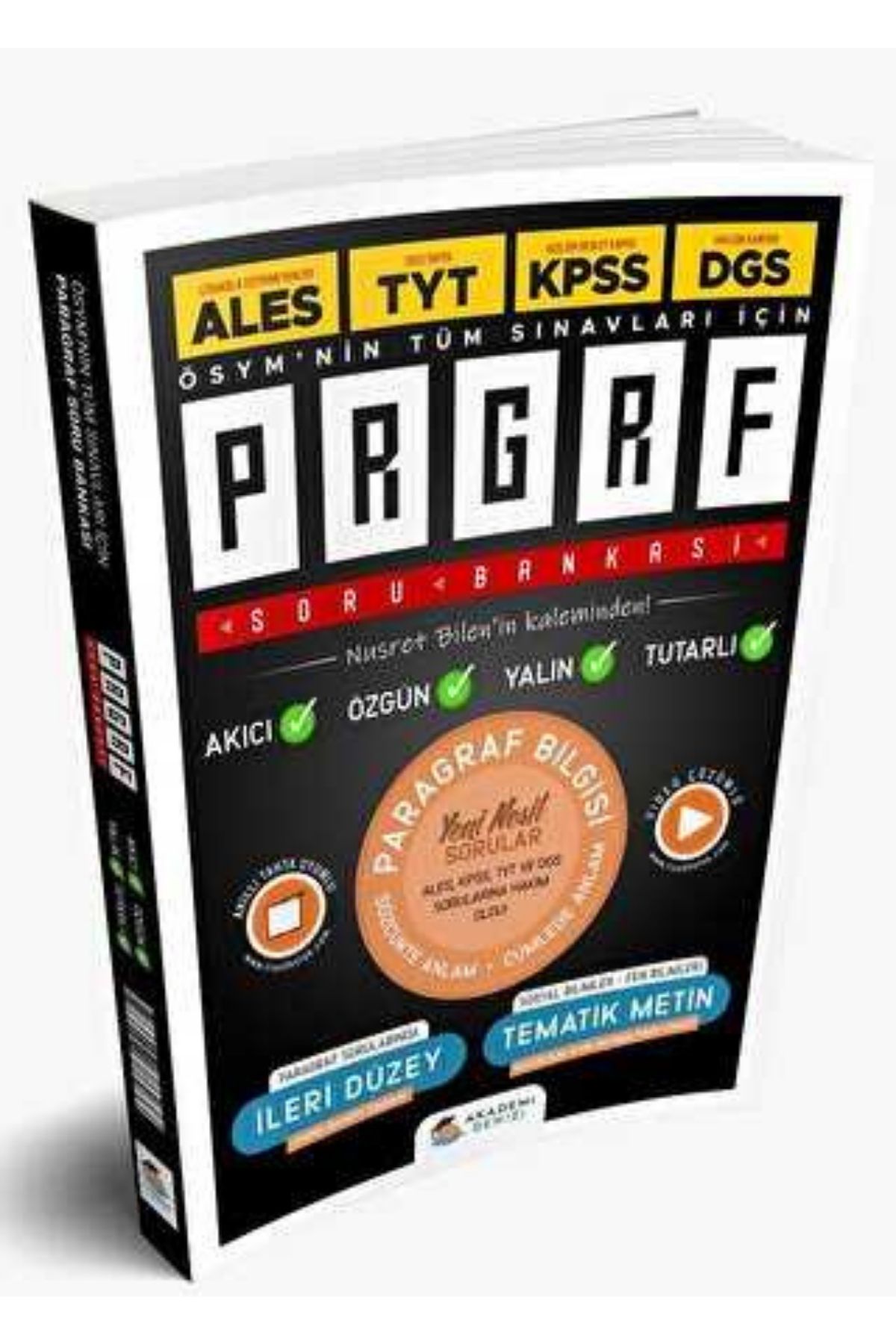 Akademi Denizi Yayıncılık ALES TYT KPSS DGS Tüm Sınavlar İçin Paragraf Soru Bankası