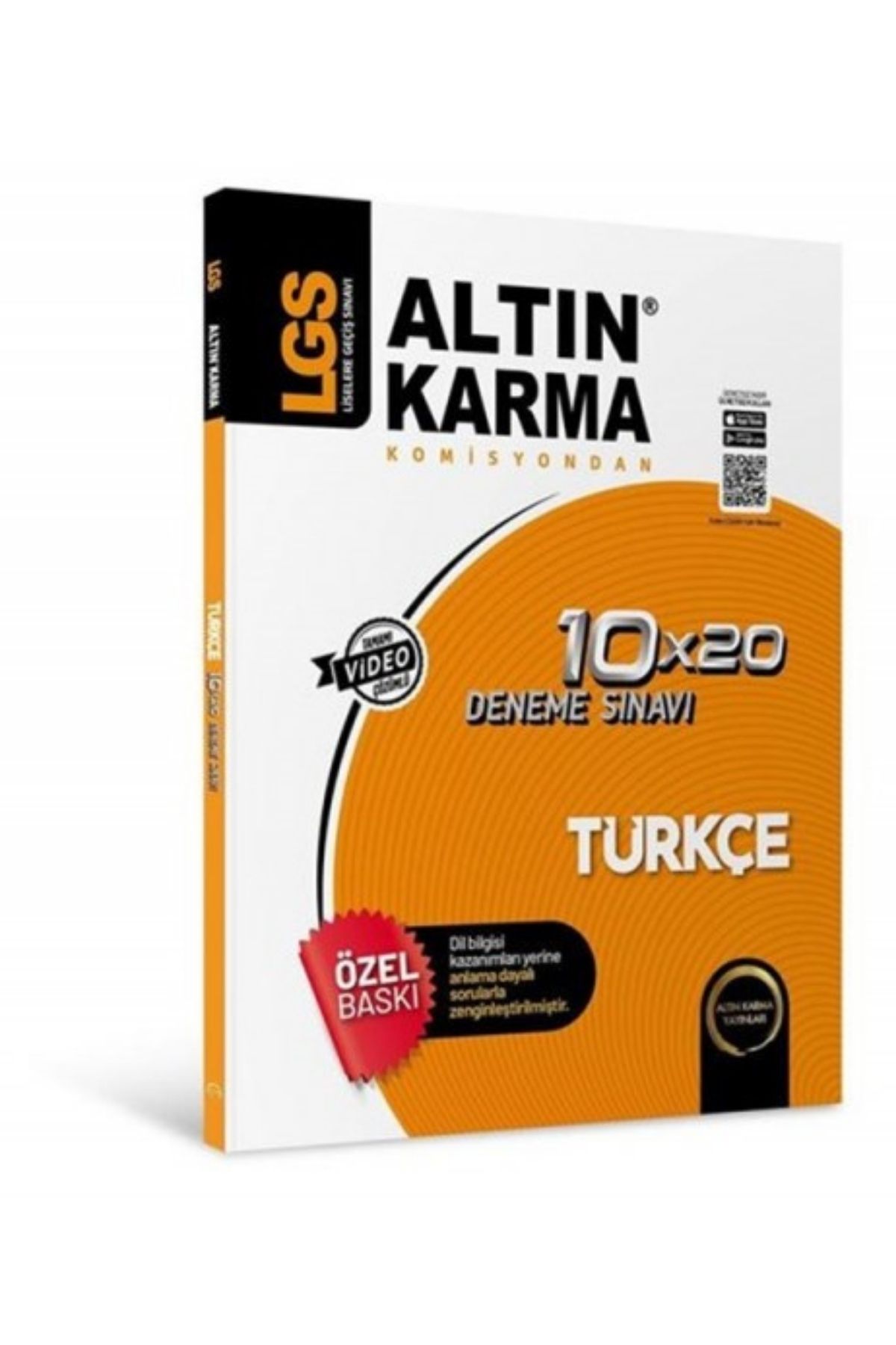 Altınkarma LGS 8. Sınıf  Türkçe 10x20 Branş Deneme