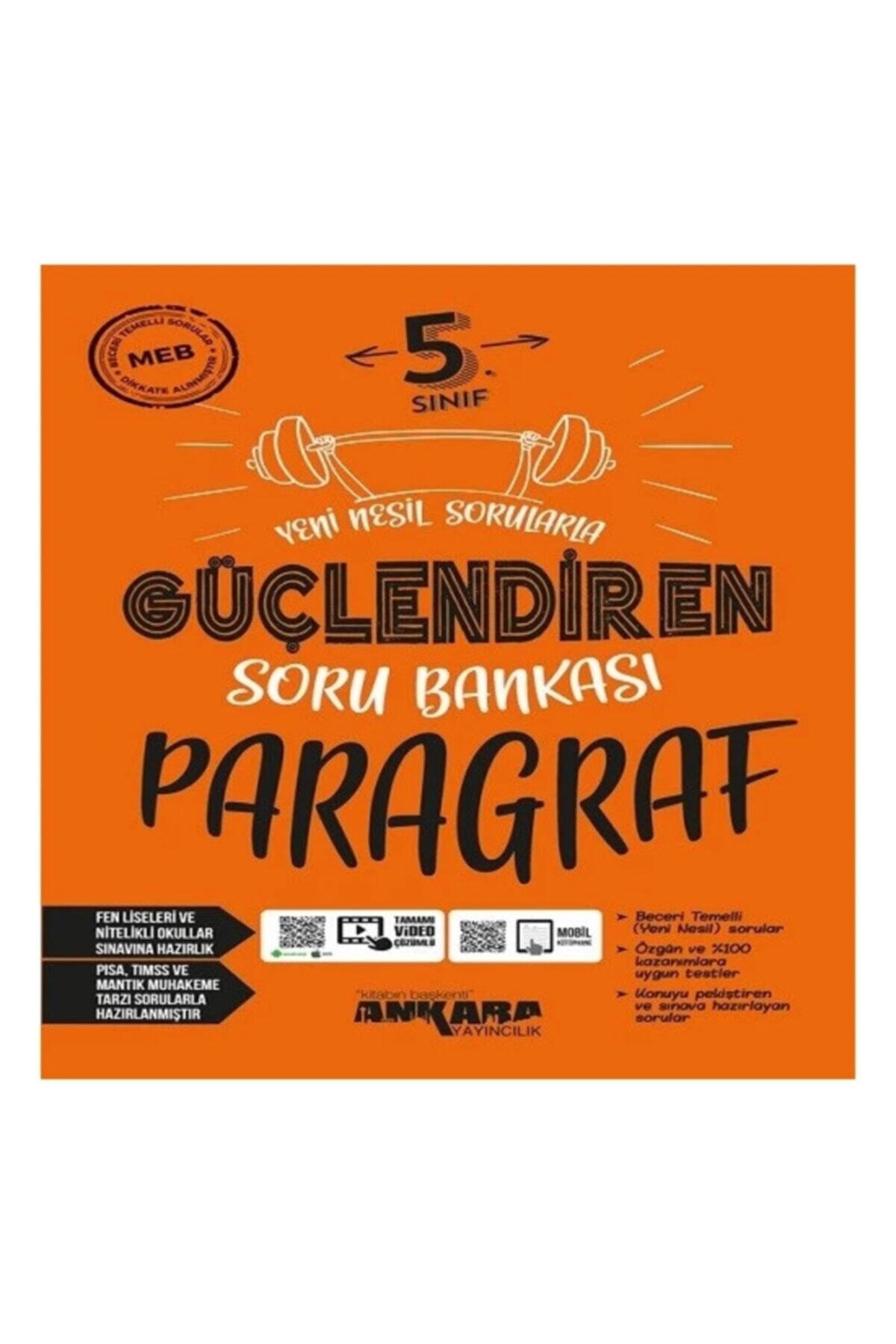Ankara Yayıncılık 5. Sınıf Paragraf Soru Bankası Yeni Baskı