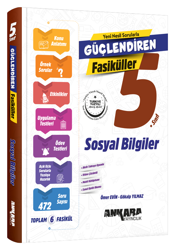 Ankara Yayıncılık 5. Sınıf Sosyal Bilgiler Güçlendiren Fasikül Seti