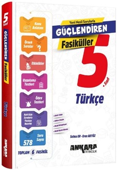 Ankara Yayıncılık 5. Sınıf Türkçe Güçlendiren Fasikül Seti Ankara Yayıncılık 5. Sınıf Türkçe Güçlendiren Fasikül Seti