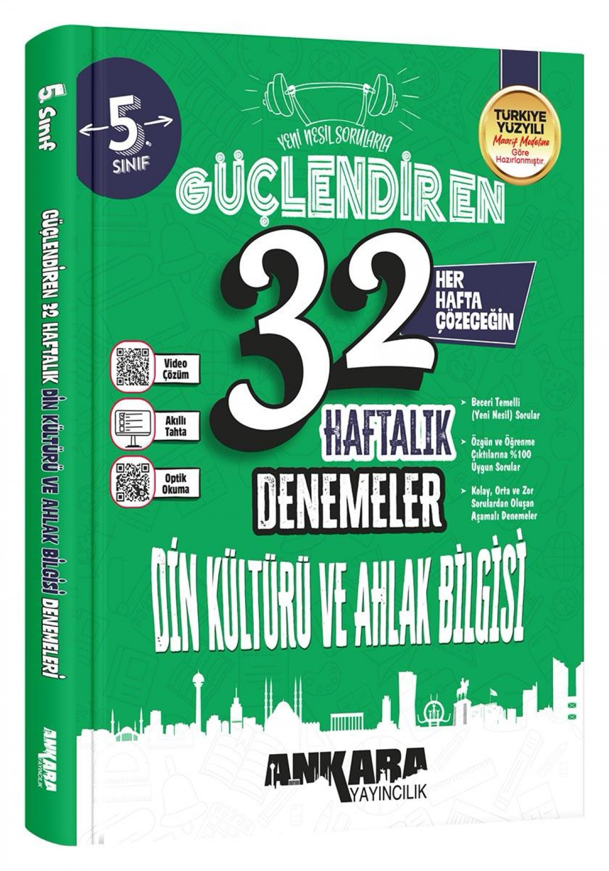 Ankara Yayıncılık 5.Sınıf Güçlendiren 32 Haftalık Din Kültürü Ve Ahlak Bilgisi