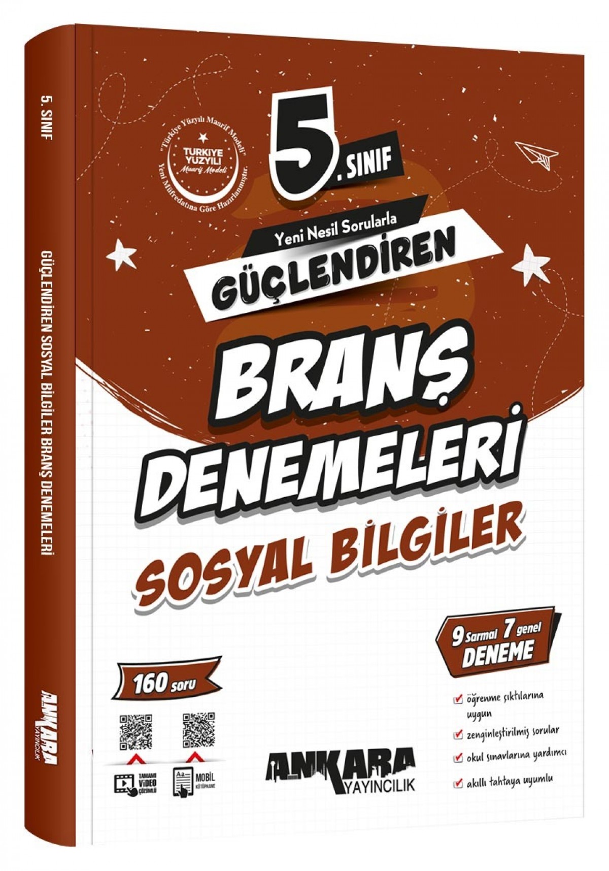 Ankara Yayıncılık 5.Sınıf Güçlendiren Sosyal Bilgiler Branş Denemeleri