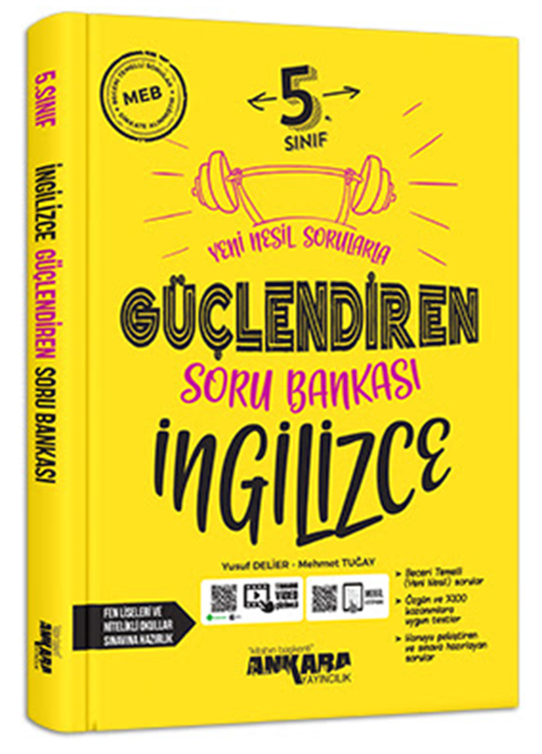 Ankara Yayıncılık 5.Sınıf Güçlendiren İngilizce  Soru Bankası