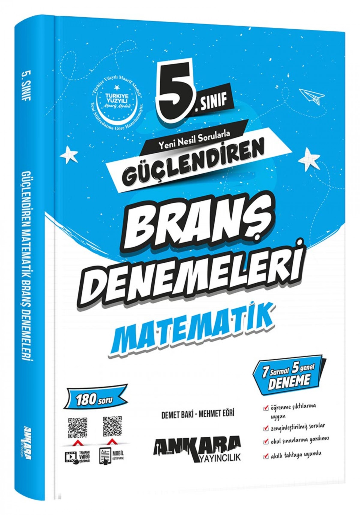 Ankara Yayıncılık 5.Sınıf Güçlendiren Matematik Branş Denemeleri