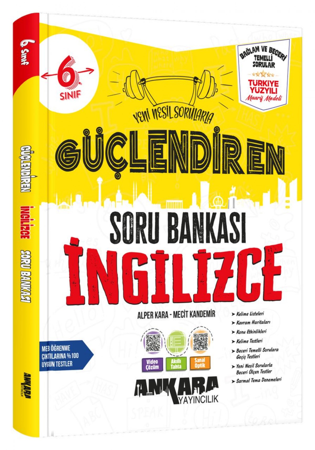 Ankara Yayıncılık 6.Sınıf Güçlendiren İngilizce Soru Bankası