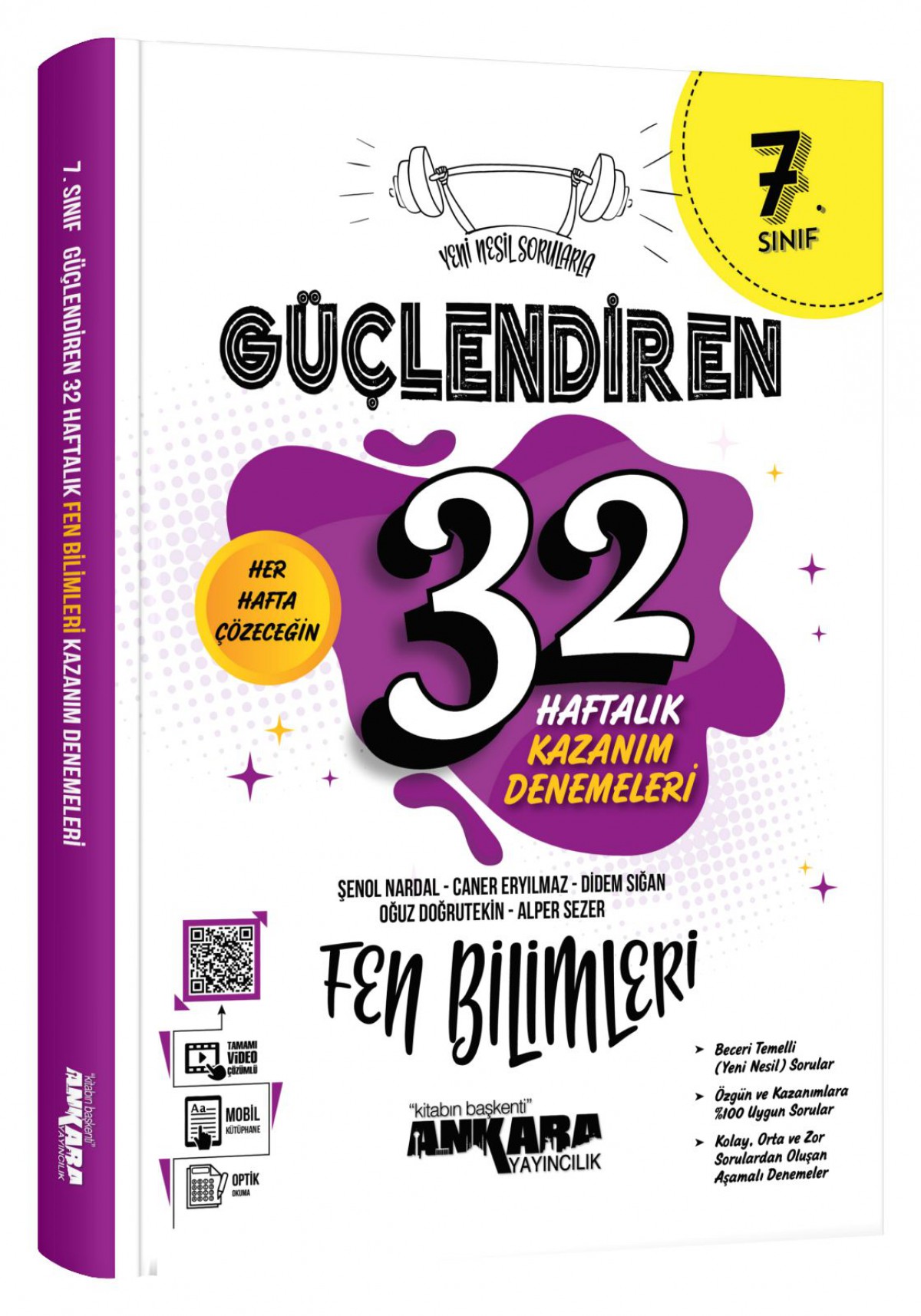 Ankara Yayıncılık 7. Sınıf Güçlendiren 32 Haftalık Fen Bilimleri Kazanım Denemeleri
