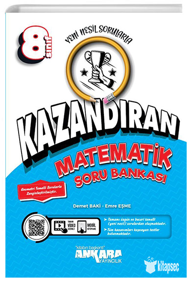 Ankara Yayıncılık 8. Sınıf Kazandıran Matematik Soru Bankası Ankara Yayıncılık 8. Sınıf Kazandıran Matematik Soru Bankası