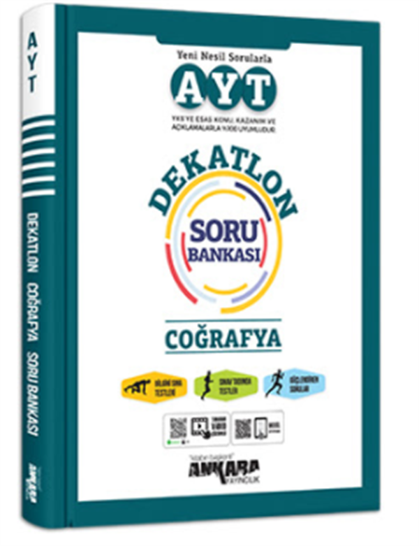 Ankara Yayıncılık AYT Coğrafya Dekatlon Soru Bankası