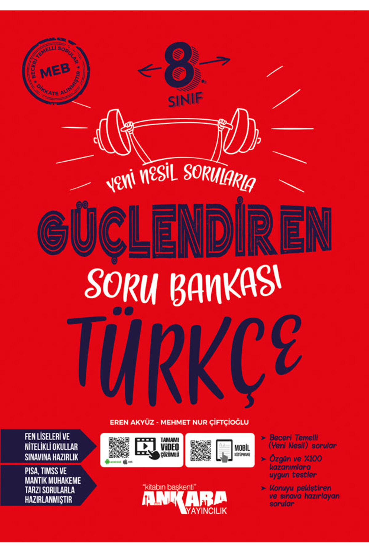 Ankara Yayıncılık Ankara Yayınları 8. Sınıf Güçlendiren Türkçe + Fen Bilimleri Soru Bankası Seti Ankara Yayıncılık Ankara Yayınları 8. Sınıf Güçlendiren Türkçe + Fen Bilimleri Soru Bankası Seti