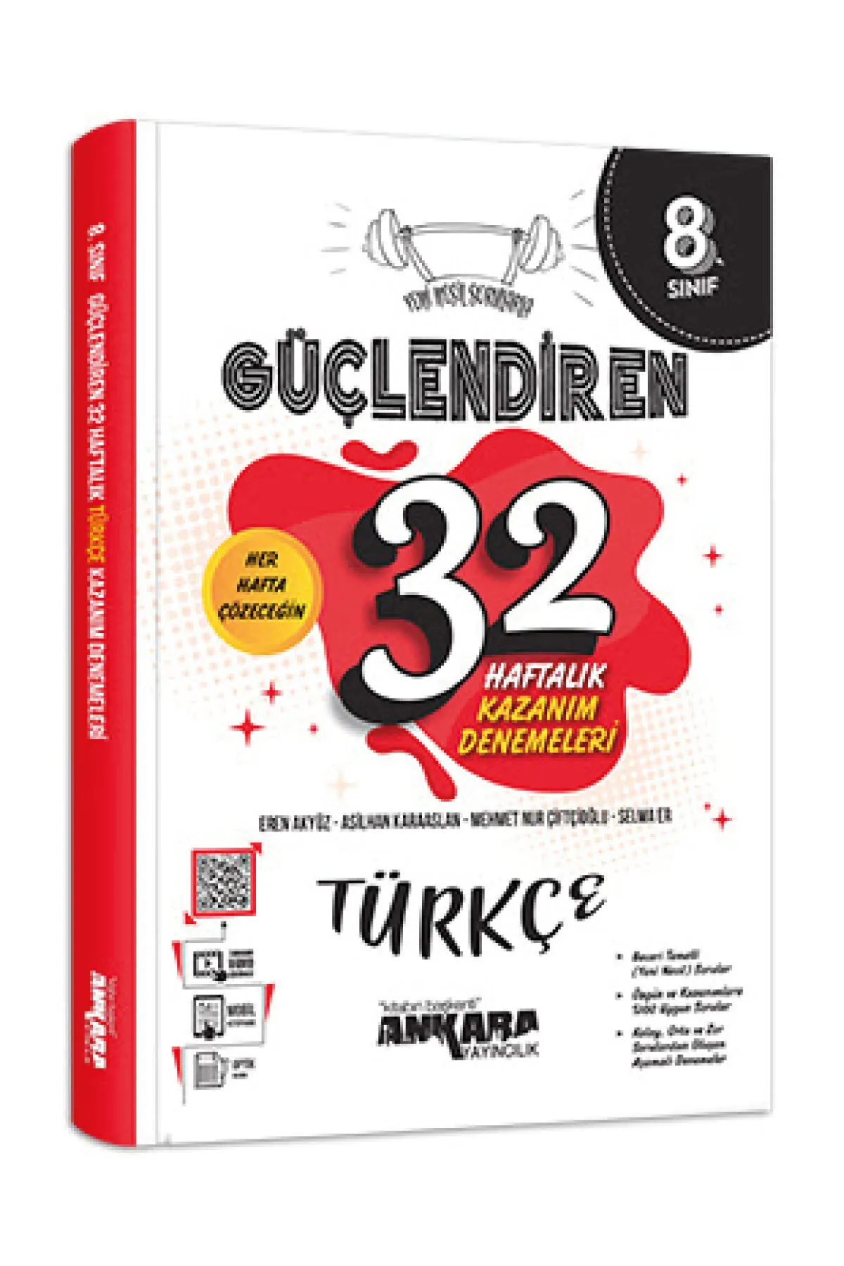 Ankara Yayıncılık LGS 6’lı Deneme Sınavı Seti – 32 Haftalık Güçlendiren Deneme Programı