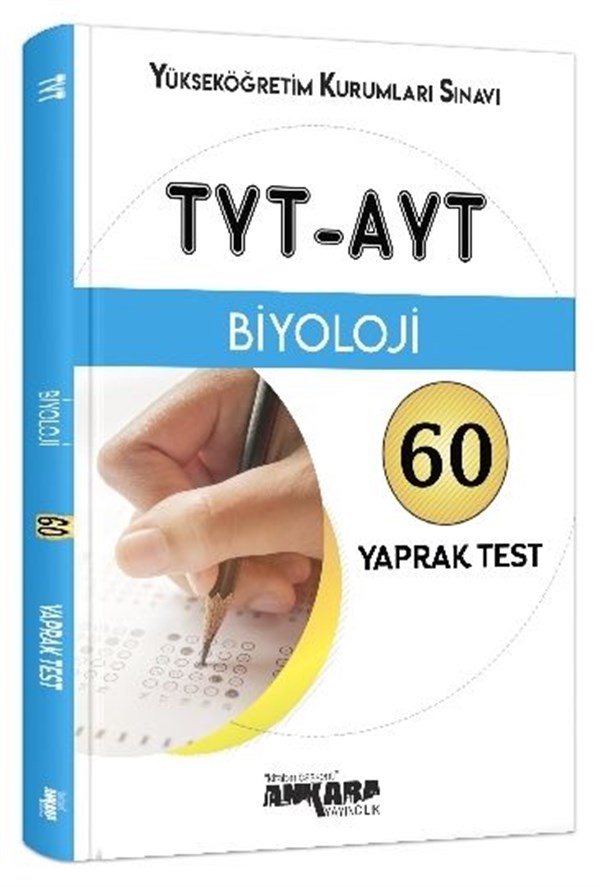 Ankara Yayıncılık TYT- AYT Biyoloji 60 Yaprak Test