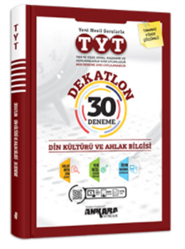 Ankara Yayıncılık TYT Dekatlon Din Kültürü Ve Ahlak Bilgisi 30 Deneme