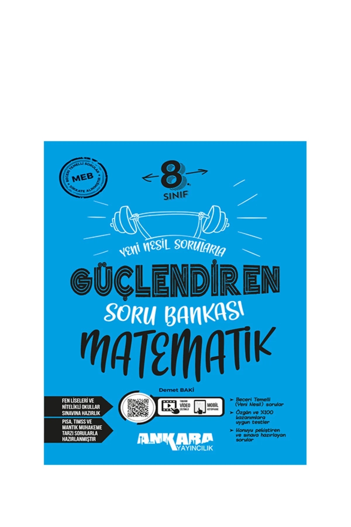 Ankara Yayınları 8. Sınıf Matematik Güçlendiren Soru Bankası