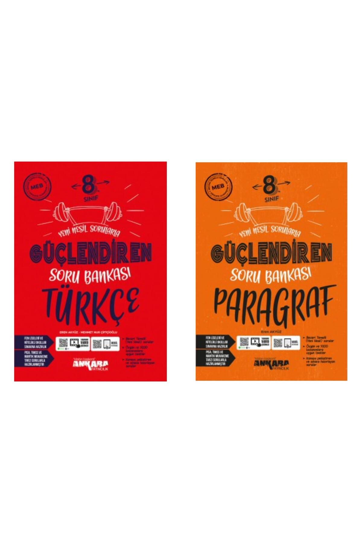 Ankara Yayınları 8.Sınıf 2'Li Soru Bankası Seti Türkçe + Paragraf Ankara Yayınları 8.Sınıf 2'Li Soru Bankası Seti Türkçe + Paragraf