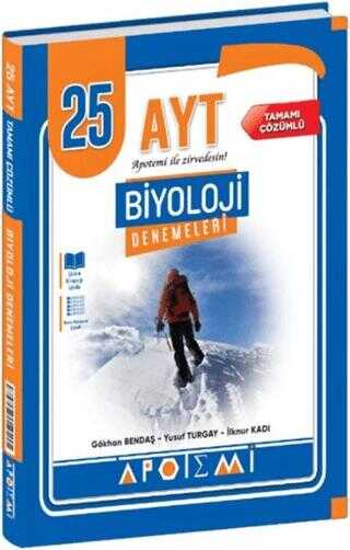 Apotemi Yayınları AYT Biyoloji 25`li Deneme