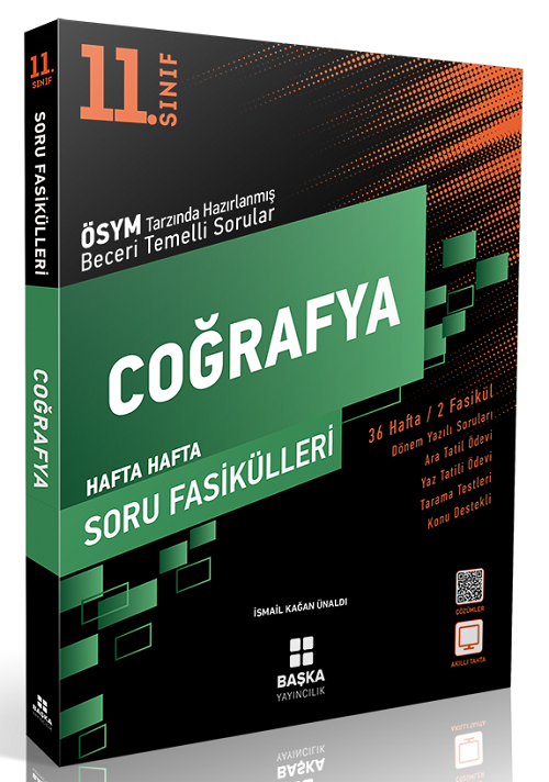 Başka Yayıncılık 11. Sınıf Coğrafya Hafta Hafta Soru Föyleri