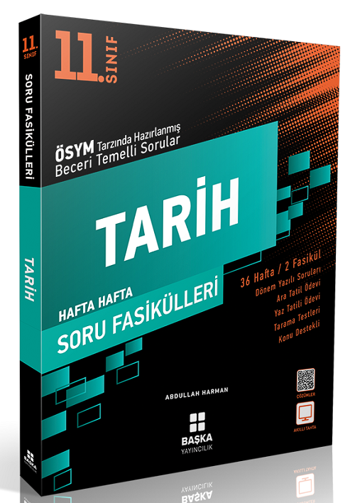 Başka Yayıncılık 11. Sınıf Tarih Hafta Hafta Soru Föyleri