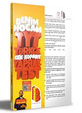 Benim Hocam Yayınları 2023 TYT Türkçe Çek Kopar Yaprak Test Benim Hocam Yayınları 2023 TYT Türkçe Çek Kopar Yaprak Test