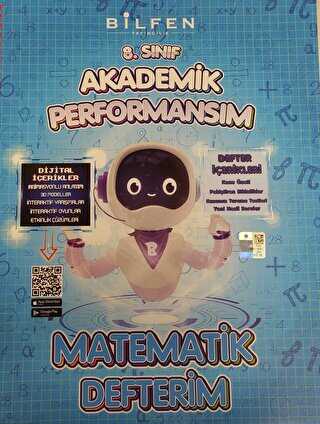 Bilfen Yayıncılık 8. Sınıf Matematik Akademik Performansım Defterim