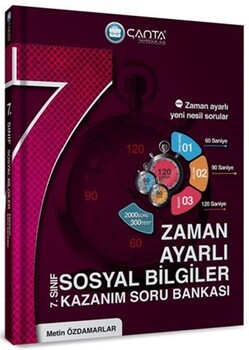 Çanta Yayınları 7. Sınıf Sosyal Bilgiler Zaman Ayarlı Kazanım Soru Bankası Çanta Yayınları 7. Sınıf Sosyal Bilgiler Zaman Ayarlı Kazanım Soru Bankası